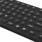 DELTACO rubberized keyboard, silicone, IP68, full size, 105 keys,black DELTACO rubberized keyboard, silicone, IP68, full size, 105 keys,black