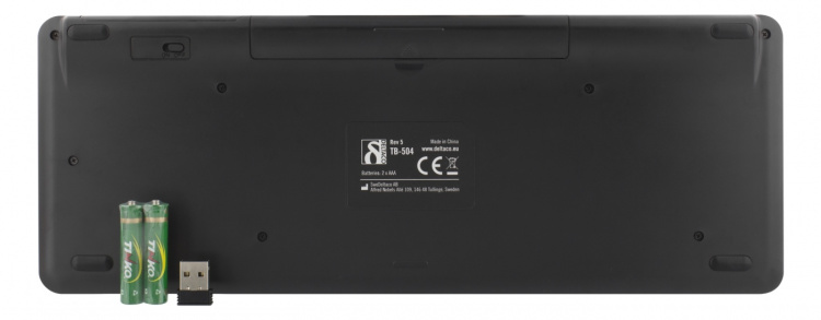 DELTACO Wireless mini kb, USB nano, nordic,86 keys, black DELTACO Wireless mini kb, USB nano, nordic,86 keys, black