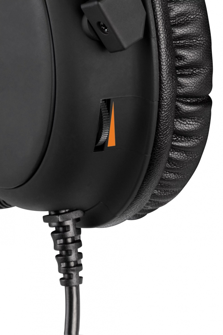 DELTACO GAMING Stereoheadset för gaming, 57mm element, LED-belysning, svart
