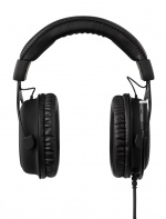 DELTACO GAMING Stereoheadset för gaming, 57mm element, LED-belysning, svart