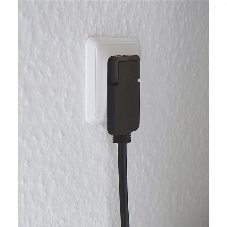 Extension Socket Comfort-Line 6-Way 2.00 m Black - Protective Contact