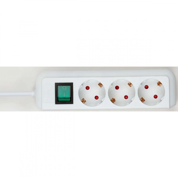 brennenstuhl Extension Socket Eco-Line 3-Way 3.00 m White - Protective Contact