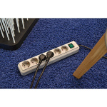 brennenstuhl Extension Socket Eco-Line 3-Way 3.00 m White - Protective Contact