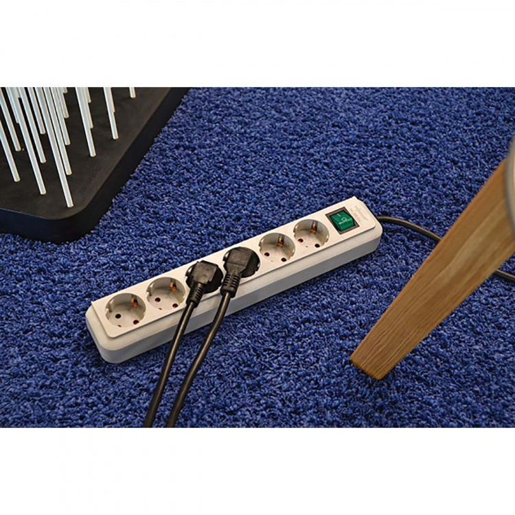 brennenstuhl Extension Socket Eco-Line 3-Way 3.00 m White - Protective Contact