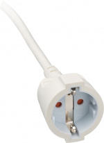 Power Extension Cable 2 m H05VV-F 3G1.5 IP20 White