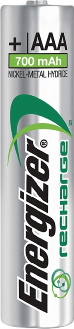 Energizer Rechargeable NiMH Battery AAA | 1.2 V DC | 700 mAh | Precharged | 2-Blister