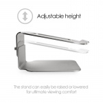 Desire2 View Laptop Stand Silver Adjustable Laptop Stand Desire2 View Laptop Stand Silver Adjustable Laptop Stand
