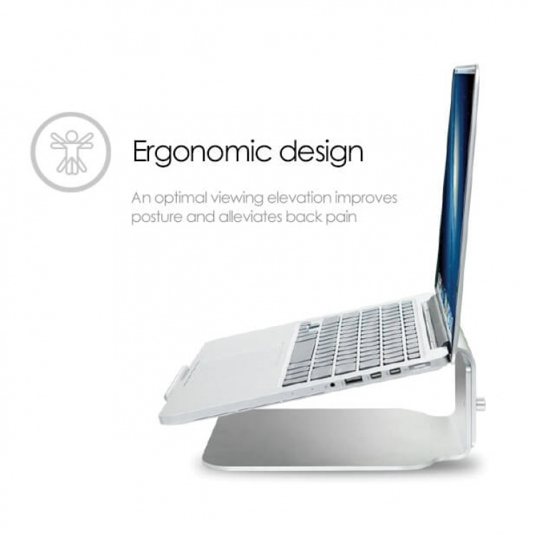 Desire2 View Laptop Stand Silver Adjustable Laptop Stand Desire2 View Laptop Stand Silver Adjustable Laptop Stand