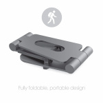 Desire2 View Desk Stand Silver Adjustable Tablets and Smartphones