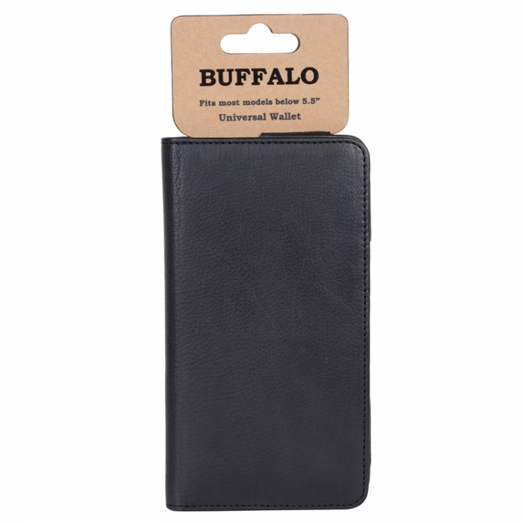 Buffalo Wallet Case Black - Universal Buffalo Wallet Case Black - Universal