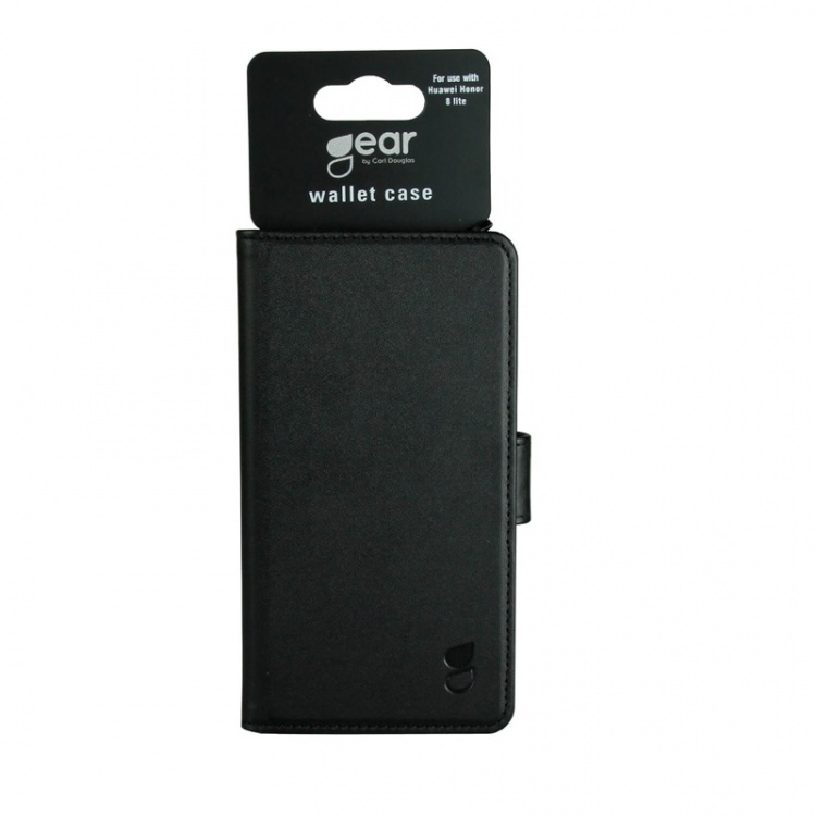 Gear Wallet Case Black - Huawei Honor 8 Lite Gear Wallet Case Black - Huawei Honor 8 Lite