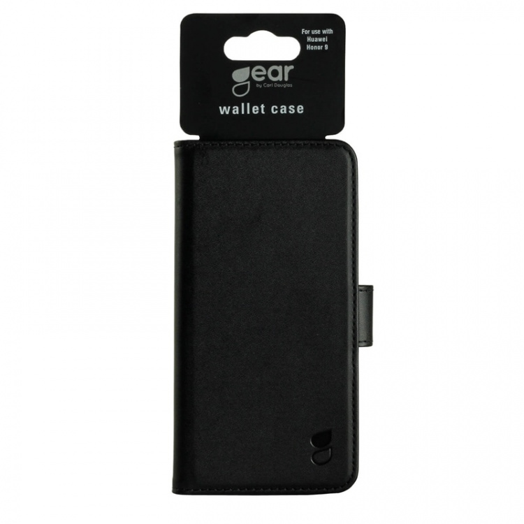 Gear Wallet Case Black - Huawei Honor 9