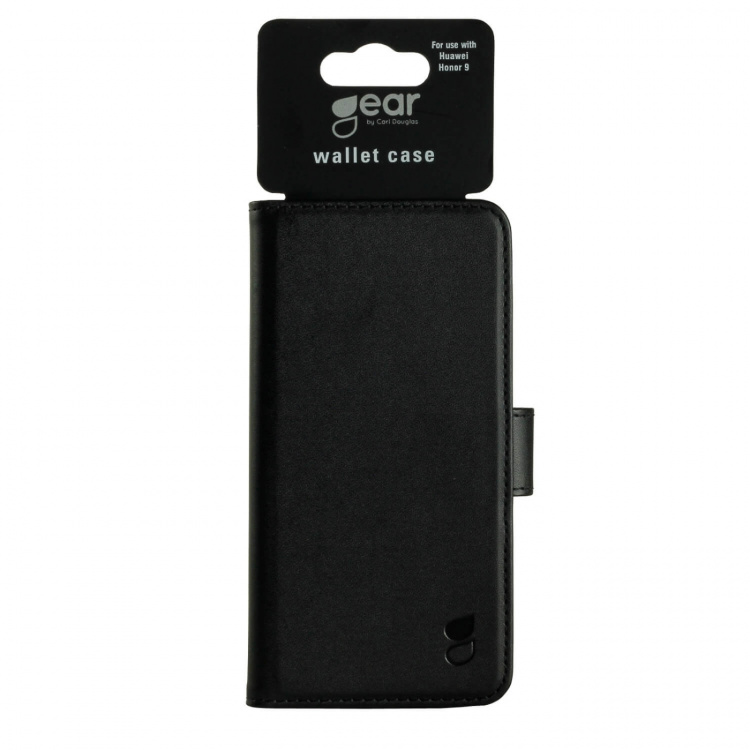 Gear Wallet Case Black - Huawei Honor 9