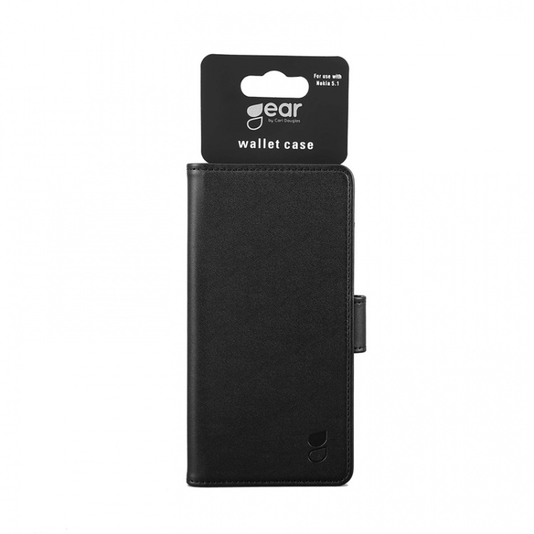 Gear Wallet Case Black - Nokia 5.1