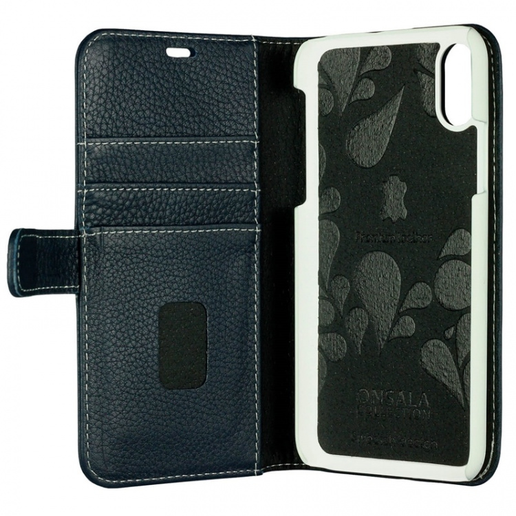 Onsala Leather Marineblue iPhoneX Onsala Leather Marineblue iPhoneX