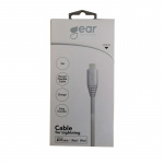 Gear Round Charging Cable Lightning to USB-A 3m White MFI