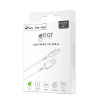 Gear Round Charging Cable Lightning to USB-A 3m White MFI
