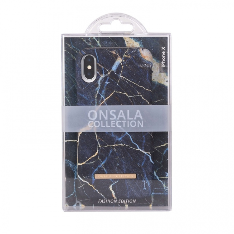Onsala Soft Black Galaxy Marble iPhoneX/Xs