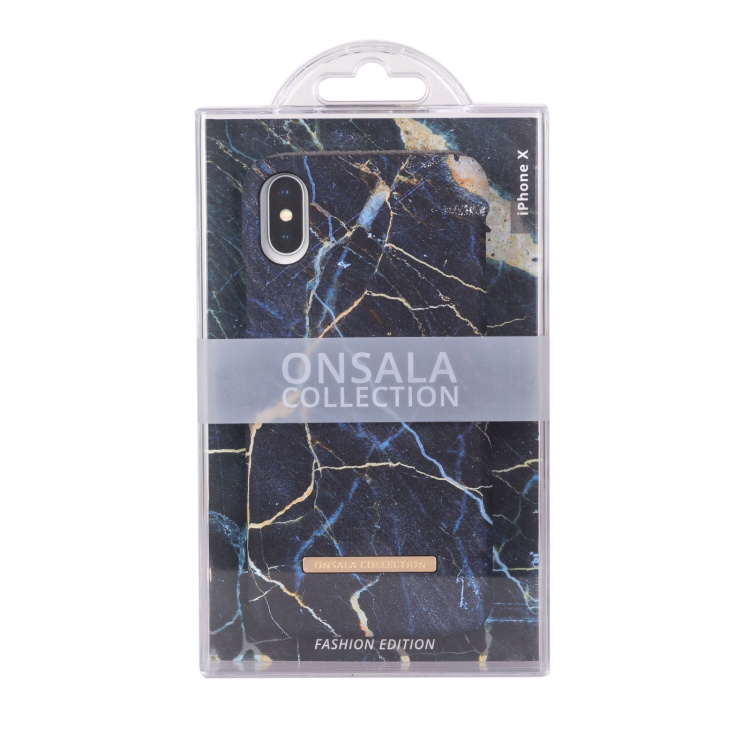 Onsala Soft Black Galaxy Marble iPhoneX/Xs