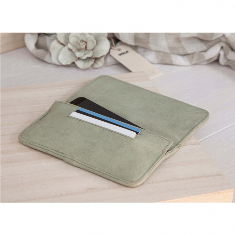 Golla hone Wallet Air for Sam sung Galaxy S5, Aqua/Grey