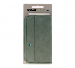 Golla hone Wallet Air for Sam sung Galaxy S5, Aqua/Grey