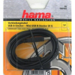 Hama 0 Connection Cable, A p lug - mini-B plug (B5 Pin), 1