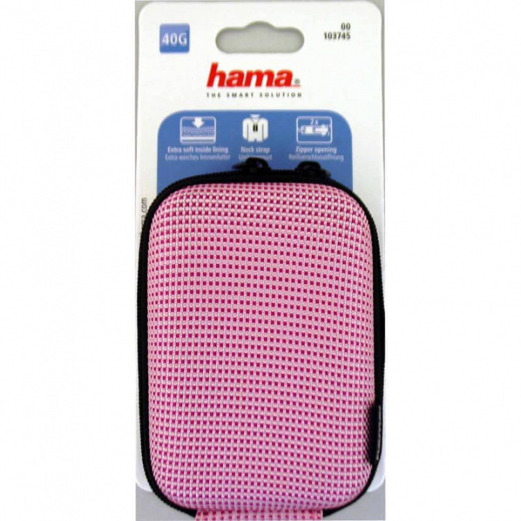 Hama ase Two Tone Camera Bag, 40 G, Pink Hama ase Two Tone Camera Bag, 40 G, Pink