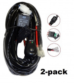 2-pack Relay cable set 40A with switch, for LED ramps and additional lights 2-pack Relay cable set 40A with switch, for LED ramps and additional lights