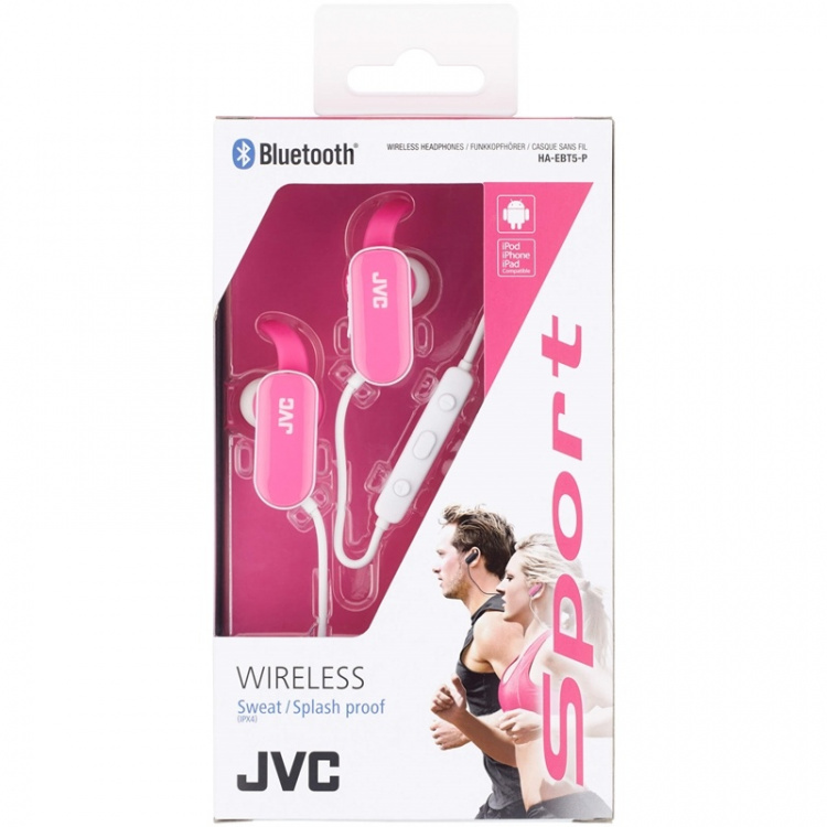 JVC Headphone EBT5 Trådlös In-Ear Pink