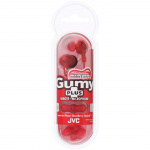 JVC Headphone FR6 Gumy Plus Mic Red