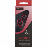 KitSound Headphone Comet True Wireless Röd KitSound Headphone Comet True Wireless Röd