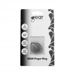 Gear Finger ring leaf rose with stand function