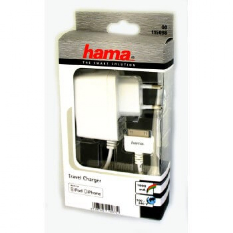 Hama l Charger for Apple iPho ne 3G/3G S/4/4S and iPod MFI Hama l Charger for Apple iPho ne 3G/3G S/4/4S and iPod MFI