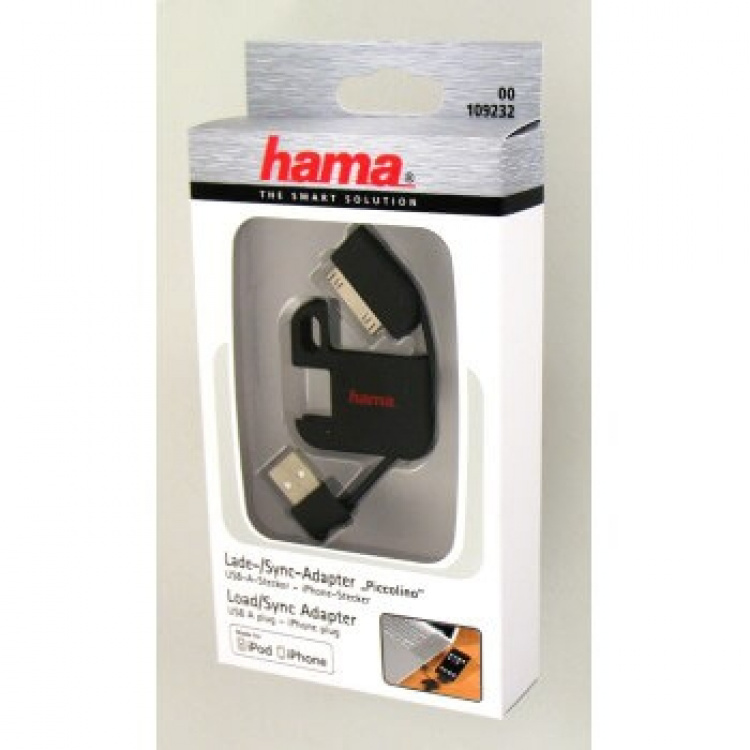 Hama lino Charging/Sync Adapt er for iPod/iPhone MFI