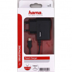 Hama 220V MicroUSB 1A Black