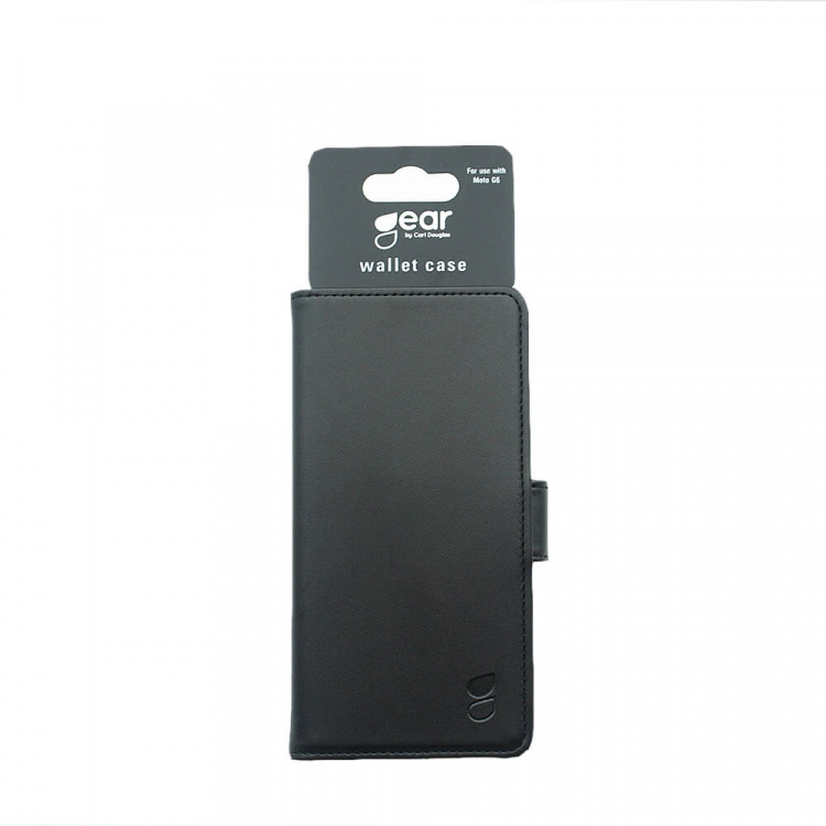 Gear Wallet Case Black - Moto G6