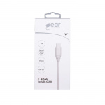 Gear Charging Cable USB-A to USB-C 2.0 2m White Round