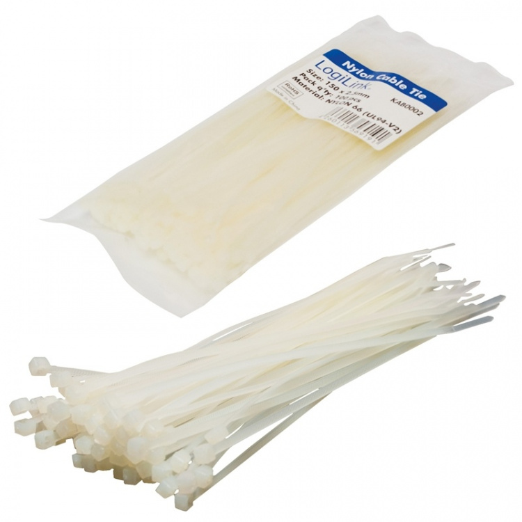 LogiLink Buntband 150x2,5mm 11kg 100st LogiLink Buntband 150x2,5mm 11kg 100st