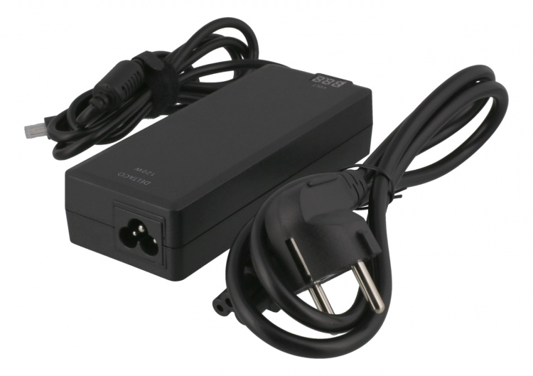 DELTACO laptop charger, 15-20 V, 8 A, 120 W, LED-display, black