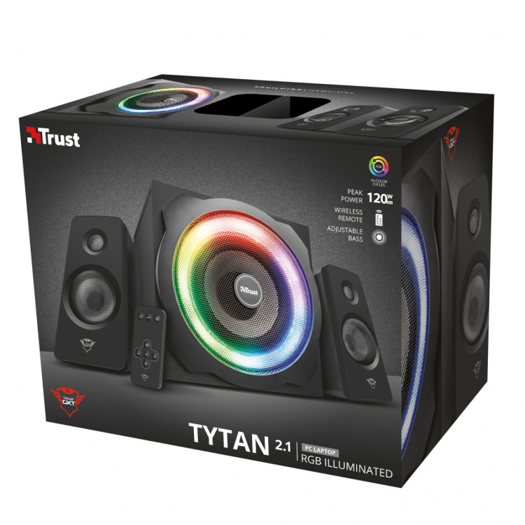 Trust GXT 629 Tytan 2.1 RGB Speakers Trust GXT 629 Tytan 2.1 RGB Speakers