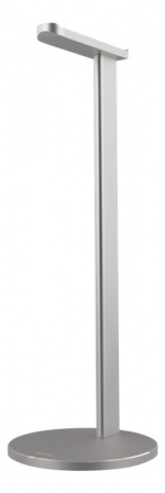 <p>DELTACO Headphone stand, aluminum, sliding cover, silver</p>Aluminum stand for headphones of all kinds. Prevent damage to your headphones and free up space on your desk. A headphone stand ensures your headphones are always where they should be, while m