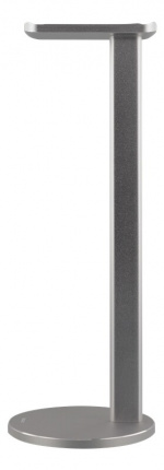 <p>DELTACO Headphone stand, aluminum, sliding cover, silver</p>Aluminum stand for headphones of all kinds. Prevent damage to your headphones and free up space on your desk. A headphone stand ensures your headphones are always where they should be, while m