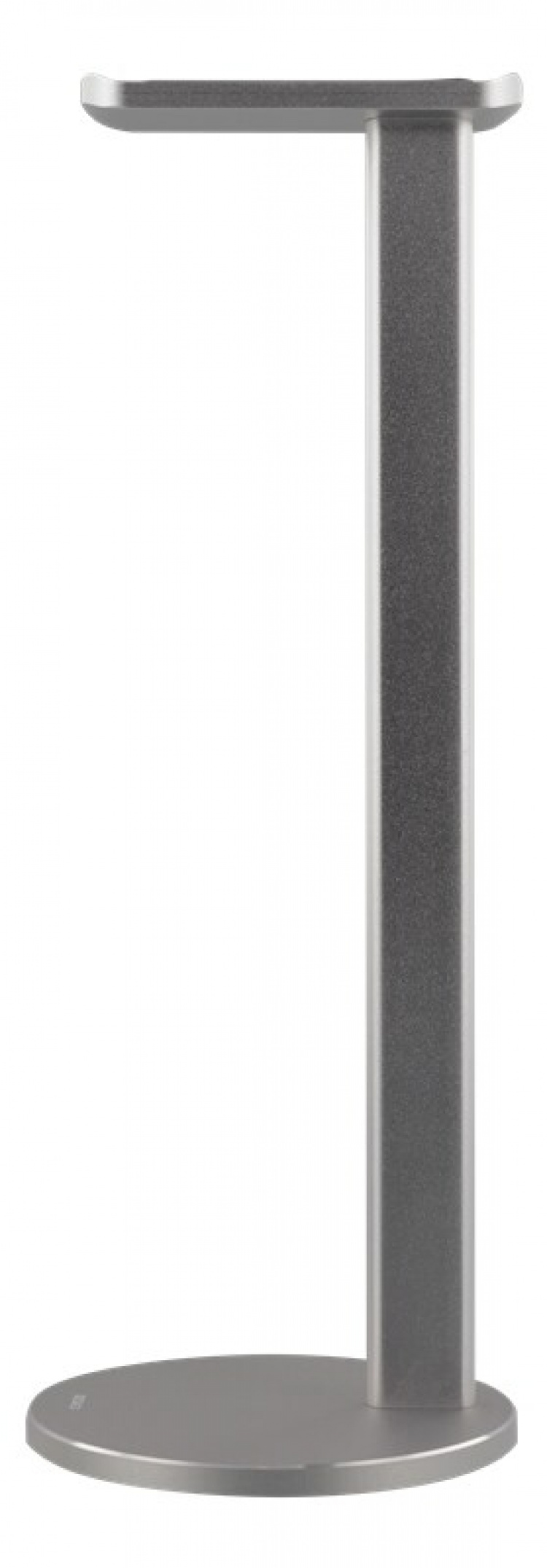 <p>DELTACO Headphone stand, aluminum, sliding cover, silver</p>Aluminum stand for headphones of all kinds. Prevent damage to your headphones and free up space on your desk. A headphone stand ensures your headphones are always where they should be, while m