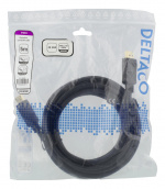 DELTACO DisplayPort cable, 5m, 4K UHD, DP 1.2, black