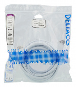 DELTACO High-Speed HDMI cable, 5m, Ethernet, 4K UHD, white DELTACO High-Speed HDMI cable, 5m, Ethernet, 4K UHD, white