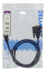 DELTACO HDMI to DVI cable, 1m, Full HD, black