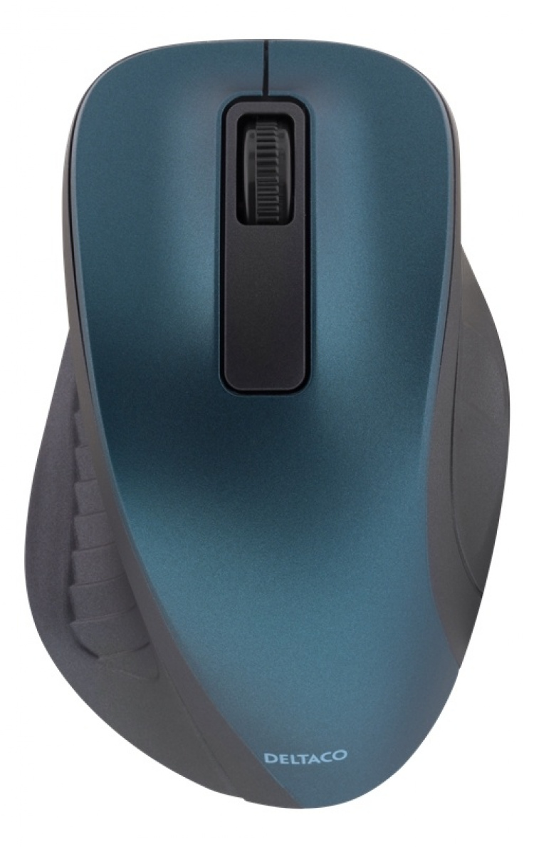 DELTACO wireless optical mouse, 1200 DPI, blue DELTACO wireless optical mouse, 1200 DPI, blue