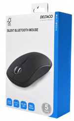 DELTACO Silent wireless mouse, Bluetooth, 1x AA, 800-1600 DPI, 125 Hz, DELTACO Silent wireless mouse, Bluetooth, 1x AA, 800-1600 DPI, 125 Hz,