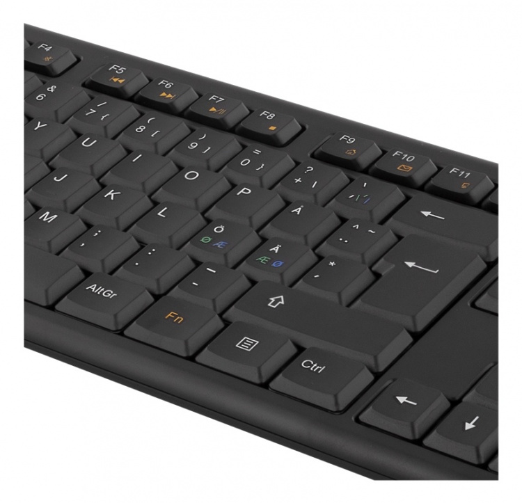 DELTACO Keyboard kit with mouse, PAN Nordic layout, USB, black DELTACO Keyboard kit with mouse, PAN Nordic layout, USB, black