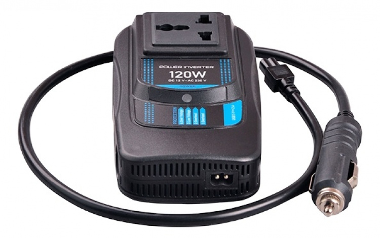 CAR120 Power Inverter, modifierad sinusvåg, 230V, 24V DC, USB 5V 2,1A, CAR120 Power Inverter, modifierad sinusvåg, 230V, 24V DC, USB 5V 2,1A,